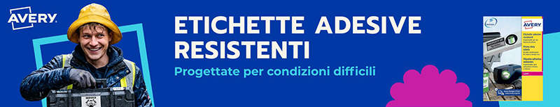Etichette Avery: Super resistenti
